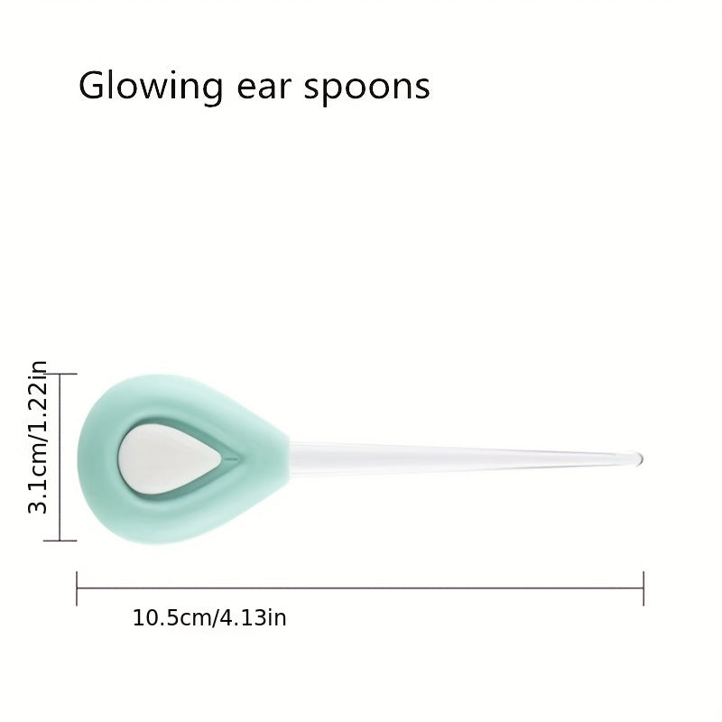 Mother & Baby Ear Picking Spoon with Soft Handle - Luminous Light
