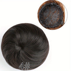 Synthetic Hair Bun Donut Wrap Around Hair Extensions for Girls