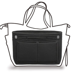Portable Purse Organizer Insert with Pockets for Handbag