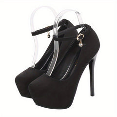 Women's Platform High Heels Ankle Strap Stiletto Heels Party Club Pumps