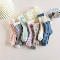 10 Pairs Warm Padded Floor Socks Women's Stockings