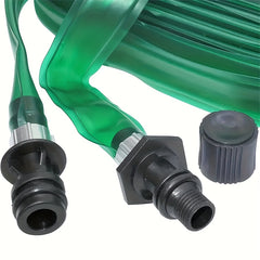 Flat Soaker Hose Garden Lawn Sprinkler Drip Irrigation Tubing