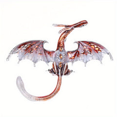 Flying Dragon Shape Brooch Men's Creative Coat Accessories