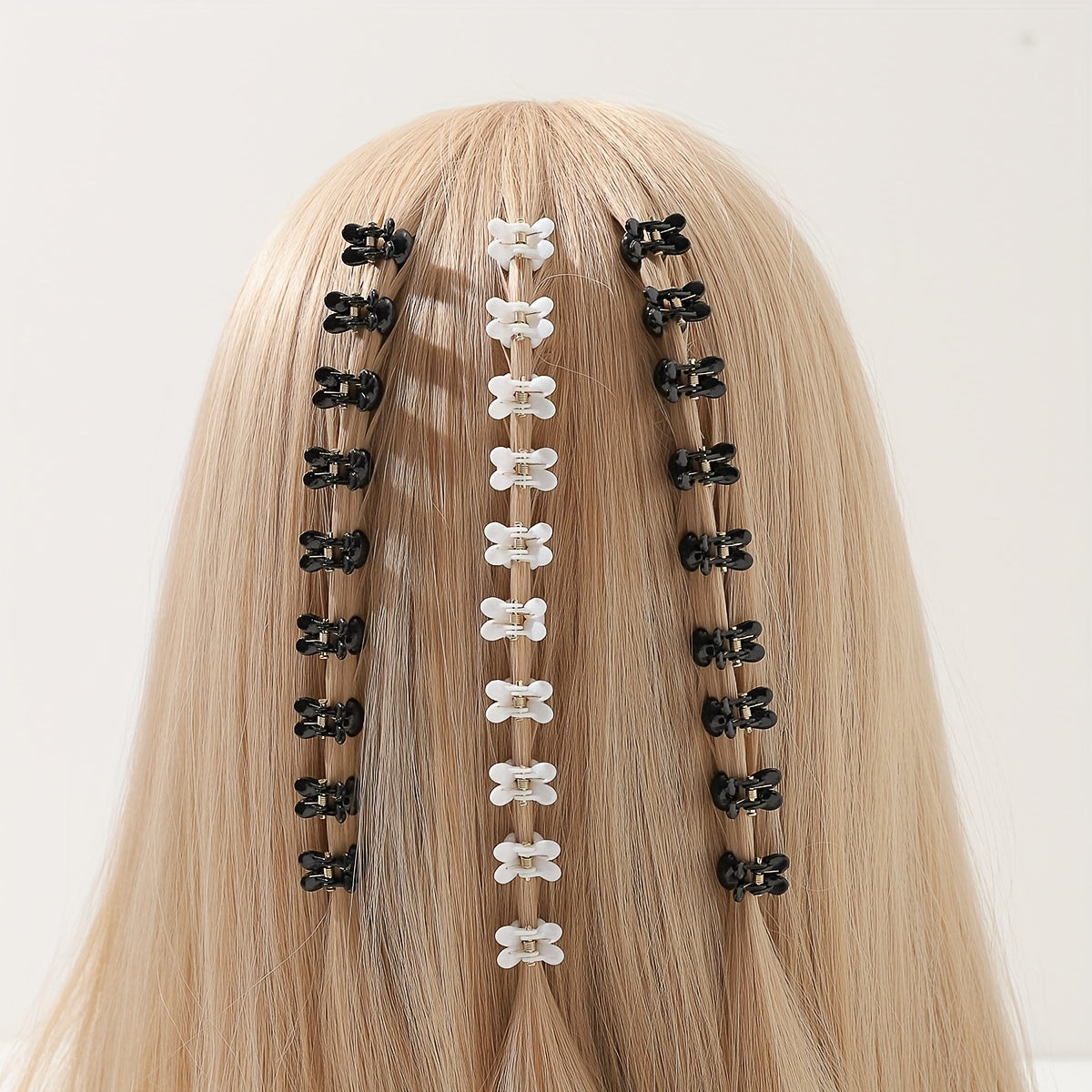 100pcs Mini Rabbit Head Hair Claw Hair Clip Accessories