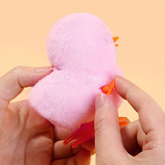 2pcs Jumping Chicken Wind Up Toys Plush Chick Easter Basket Stuffers