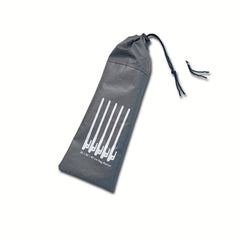 Portable Gray Ground Nail Storage Bag Camping Accessories