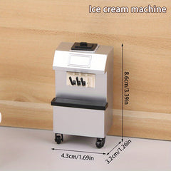 1:12 Dollhouse Ice Cream & Milk Tea Shop Model