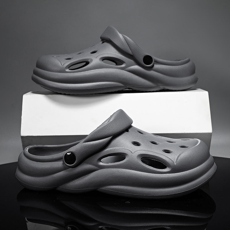 Men's Soft Closed Toe Sandals Walking Shoes