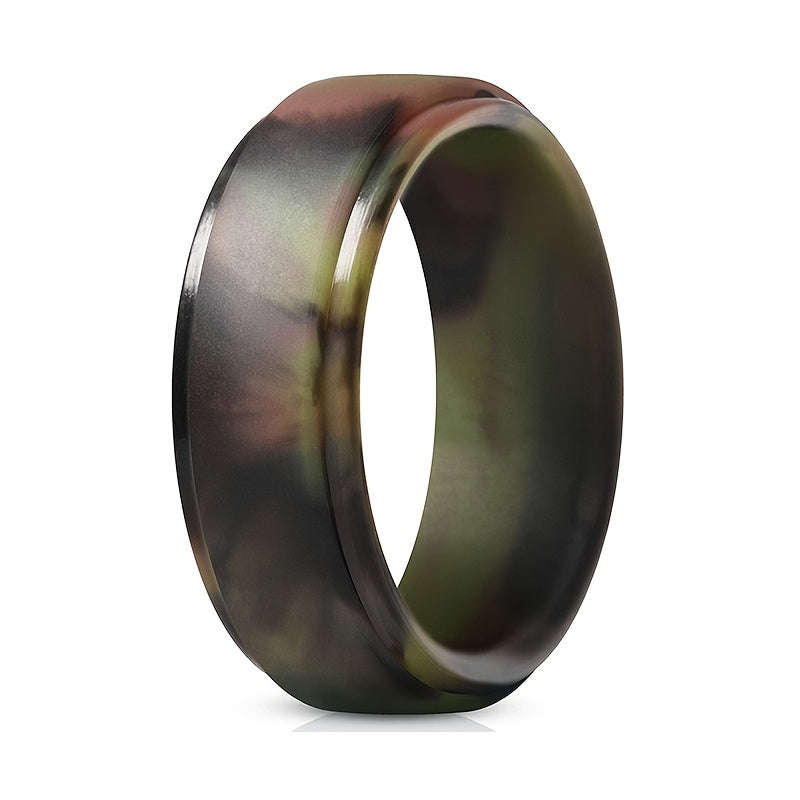 Silicone Wedding Band Ring Minimalistic Design