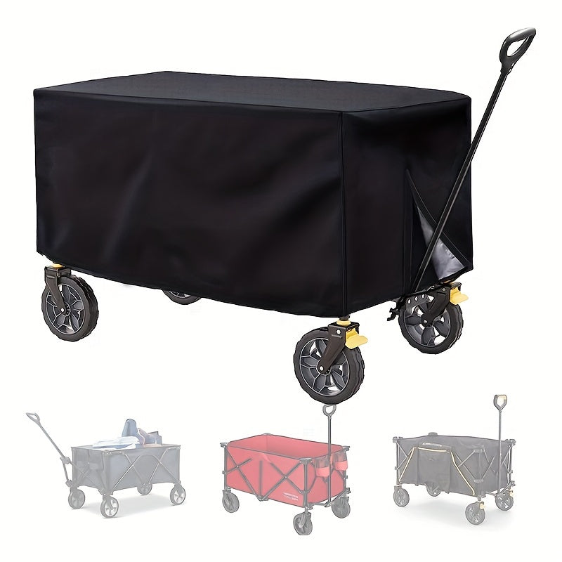 Waterproof Garden Wagon Cart Cover - Collapsible Utility Wagon Cover