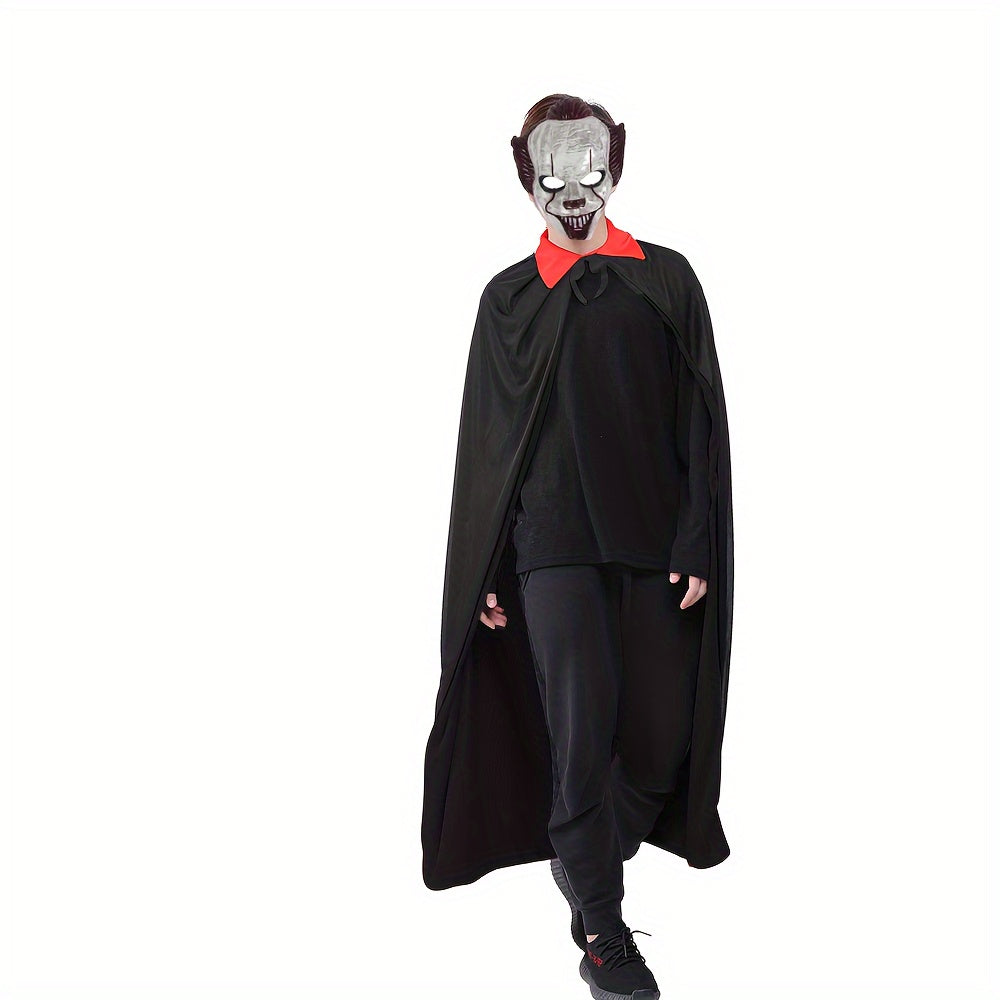 Vampires Hooded Cloak Red Dracula Cap Halloween Costume