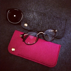 Portable Felt Glasses Bag Sunglasses Storage Bag Gift