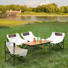 Outdoor Folding Table Portable Roll up Table For Picnic BBQ