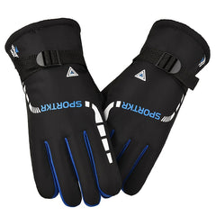 Waterproof Winter Cycling Gloves Windproof Motorcycle Warm Gloves