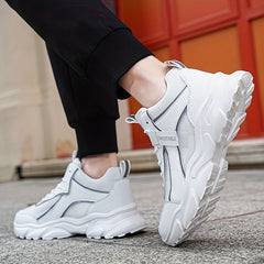 Men's Breathable Chunky Sneakers for Jogging Gym