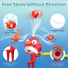 Bird-Themed Water Spray Toy Set for Kids 3+