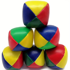 3PCS Leather Round Sandbags Throwing Game Sandbag Ball Student Fitness Props