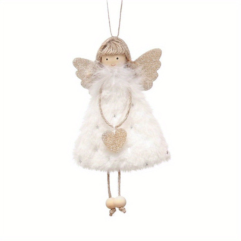 Christmas Doll Pendant Angel Girl for Tree Decoration