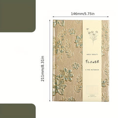 Embossed Fabric Covered Notebook with Textured Finish