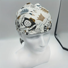 Breathable Pirate Headscarf Hat for Catering Staff