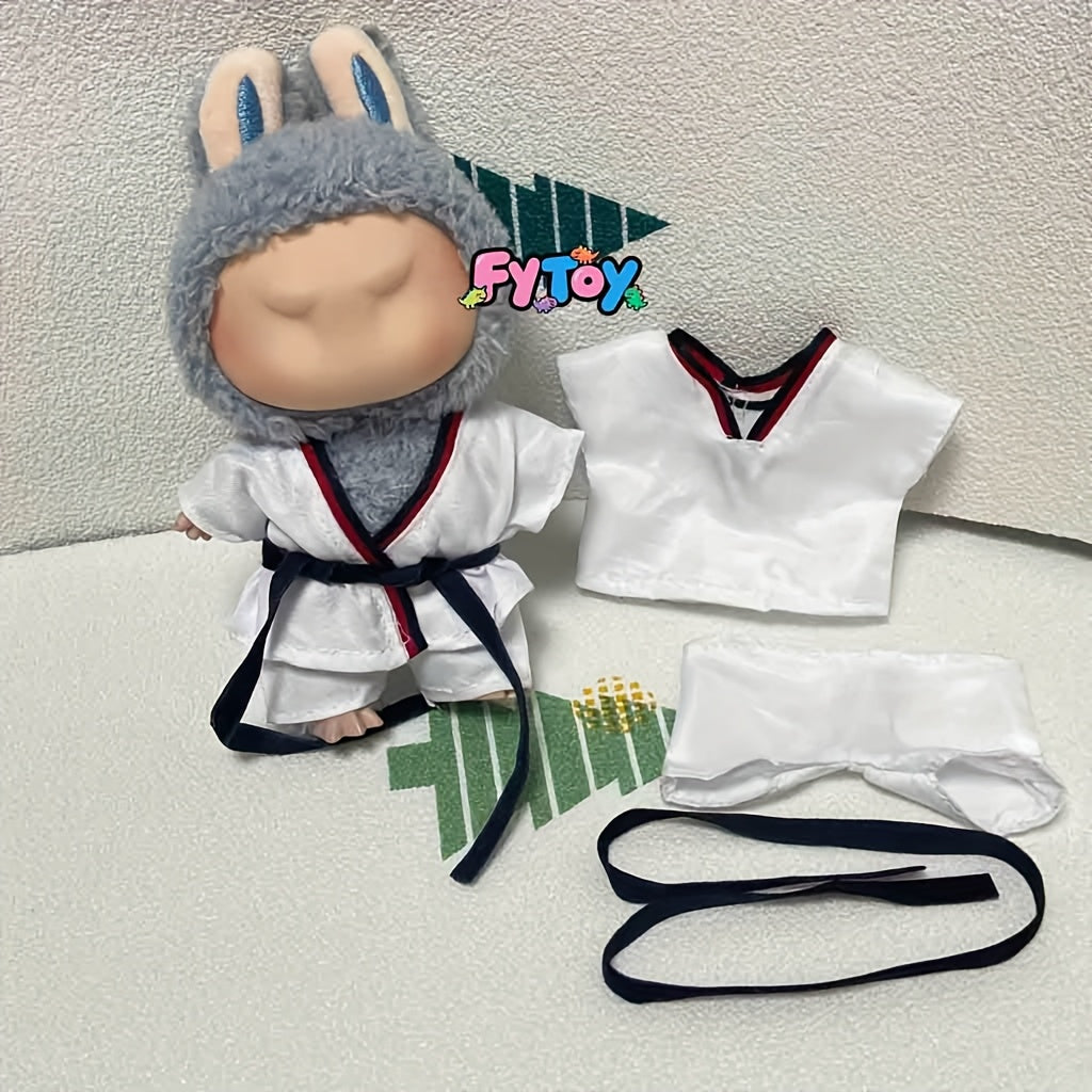 Taekwondo Sports Set for LABUBU Doll