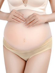 Breathable Low Waist Maternity Panties U-shaped Belly Support