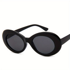 Y2K Oval Sunglasses Women Men Beach Party Club UV400