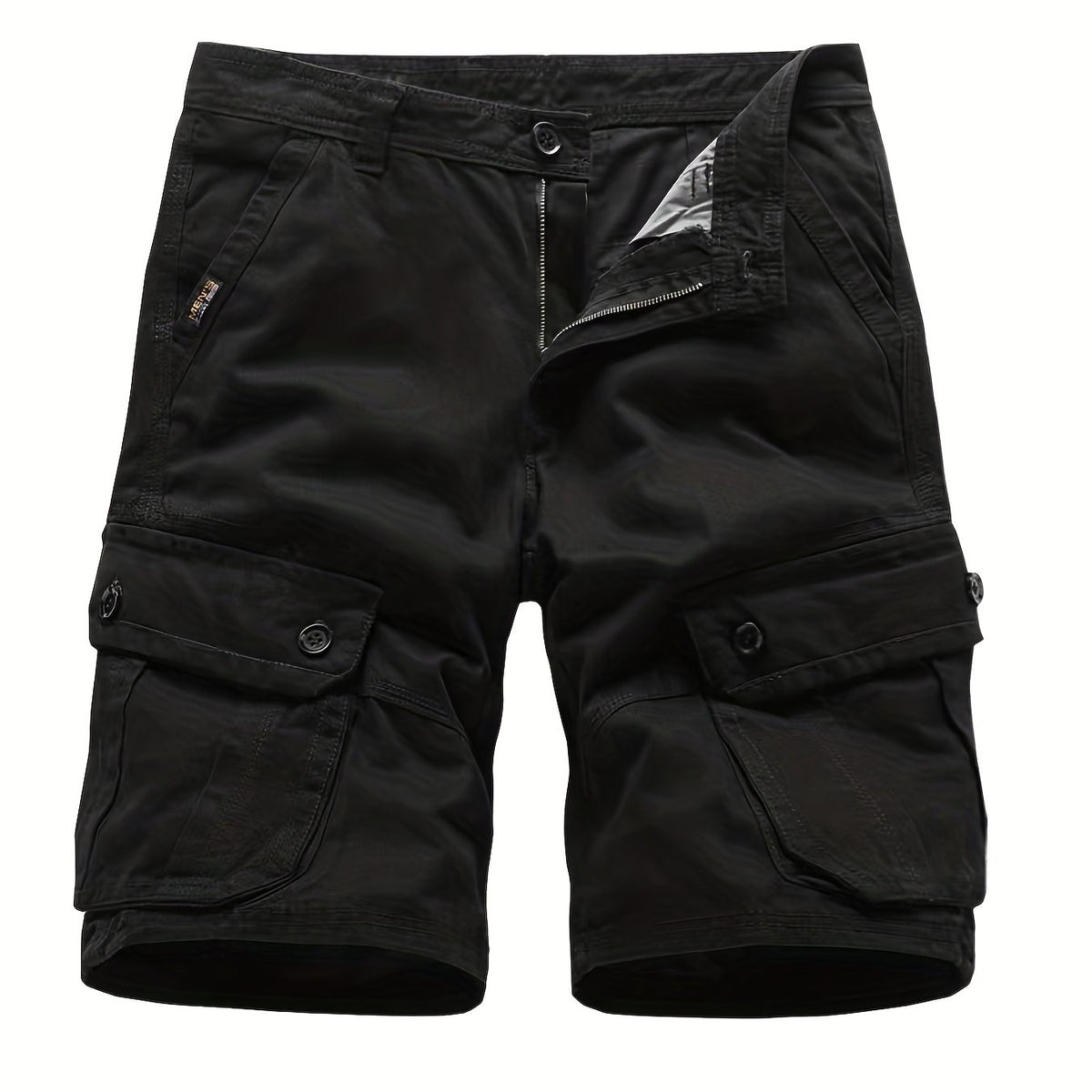 Men's Casual Cotton Cargo Shorts for Summer Outdoor