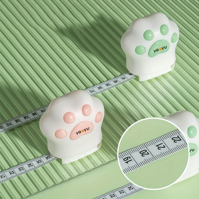 Portable Cat Claw PU Tape Measure Soft Leather Ruler