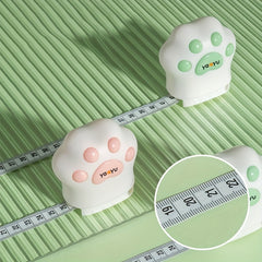 Portable Cat Claw PU Tape Measure Soft Leather Ruler