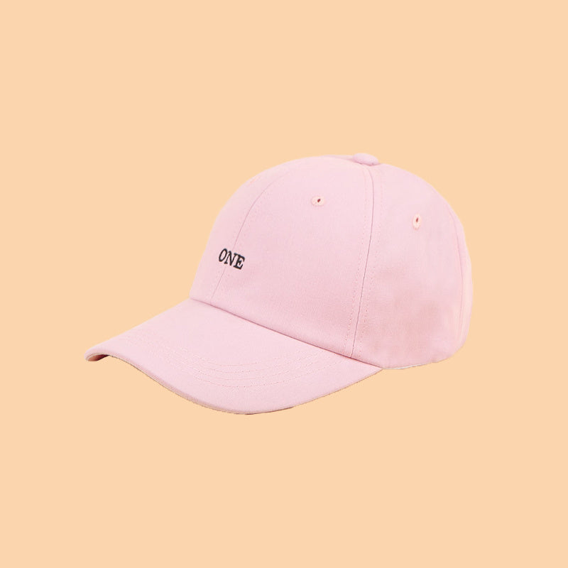 Men Adjustable Embroidery ONE Baseball Cap