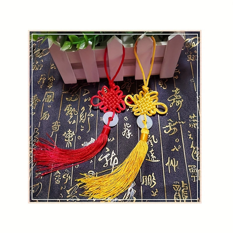 Red Knot Jade Tassel Year Decorations Spring Lantern