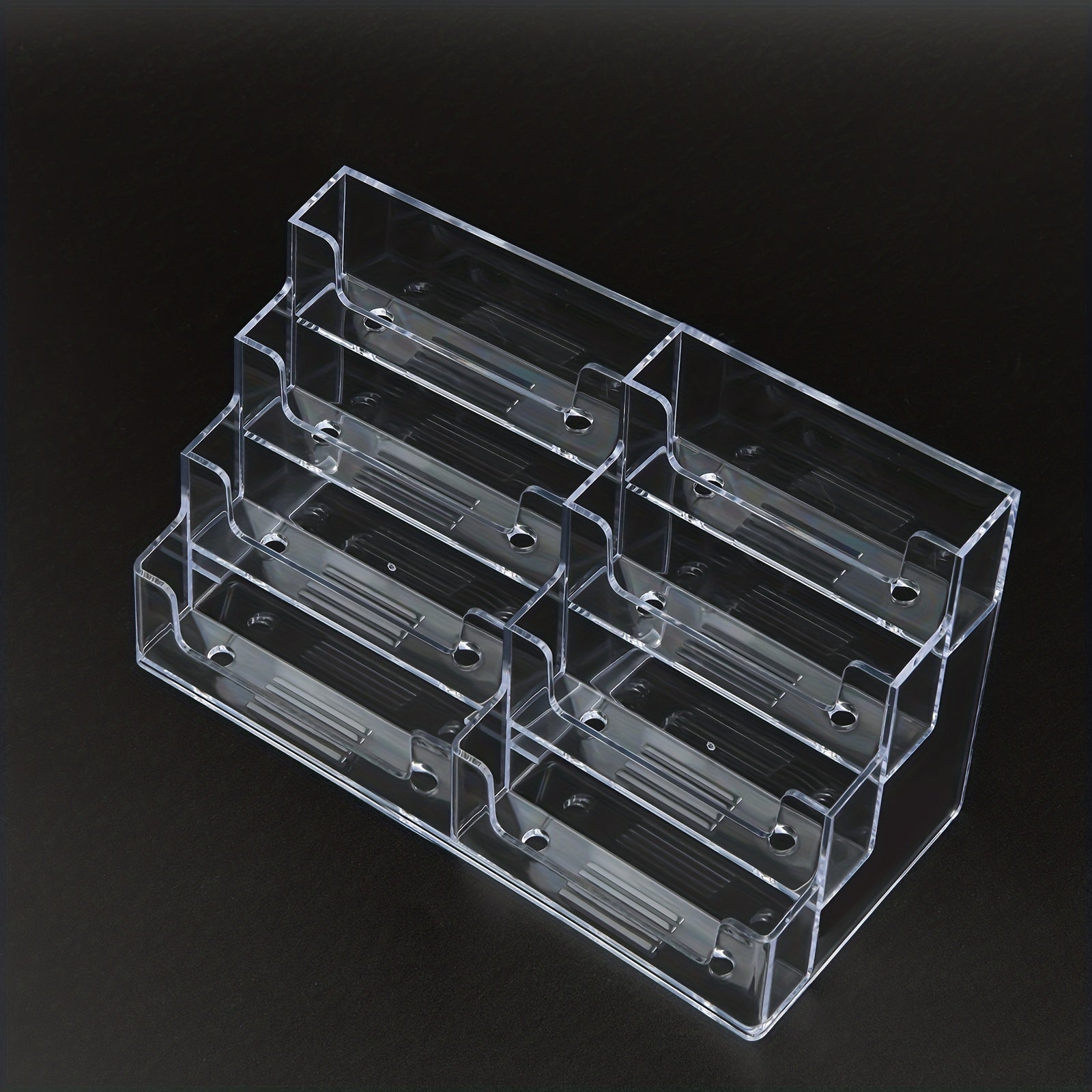 Vertical Business Card Box 4 Layers - Holds 80 Cards/Layer - Counter Display