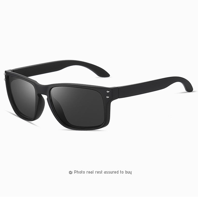 Men's Polarized Square Sunglasses UV Retro Glasses