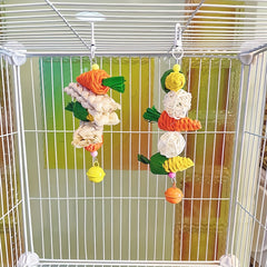 Parrot Carrot Chewing Toys for Endless Fun