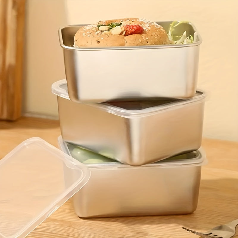 Stainless Steel Fresh Keeping Box for School, Home, Picnic