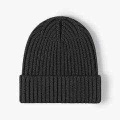 Men's Winter Knitted Cuffed Beanie Hat Ear Protection