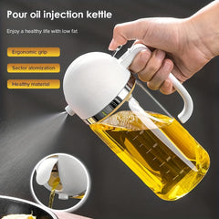 2 in 1 Bottle Sprayer & Auto Open Pour Olive Meat Juice Boat Barbecue Sprayer