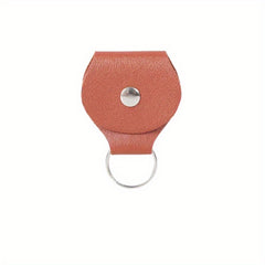Guitar Pick Keychain Holder PU Leather Guitar Plectrum Holder