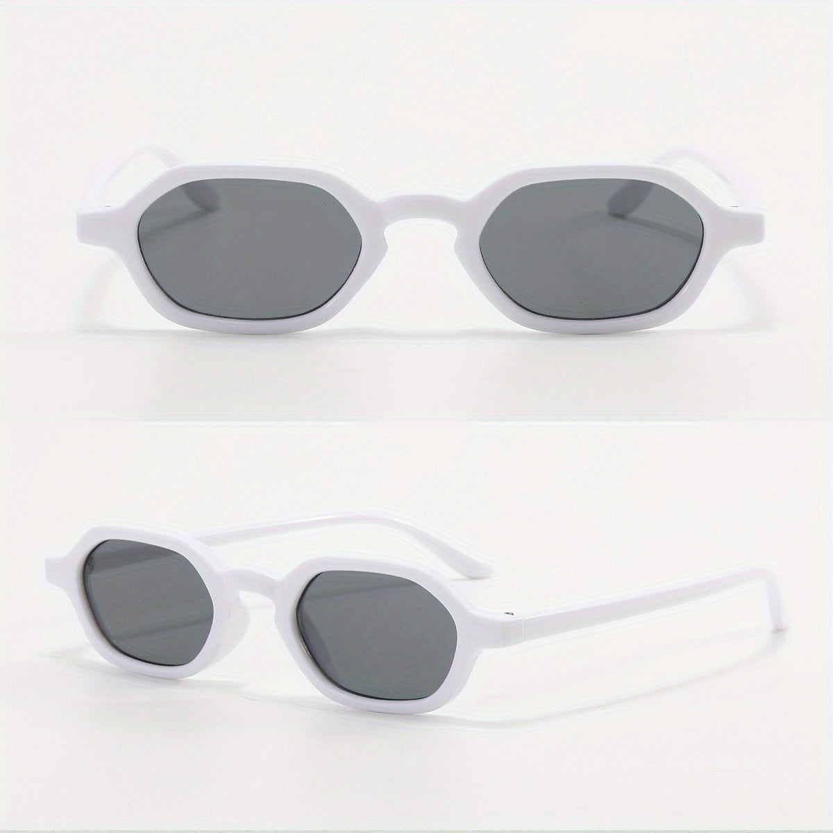 Y2K Geometric Sunglasses HipHop Anti Glare UV400