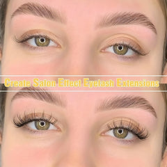 Cat Eye Lash Clusters Flat Lashes Natural Look