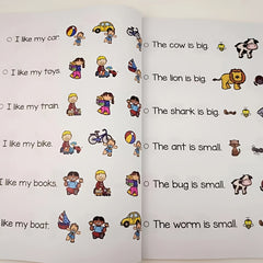 English Learning Workbook with Reading Comprehension Activities