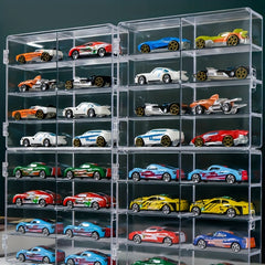 Alloy Car Model Storage Box Toy Display Stand Bedroom Office Accessories