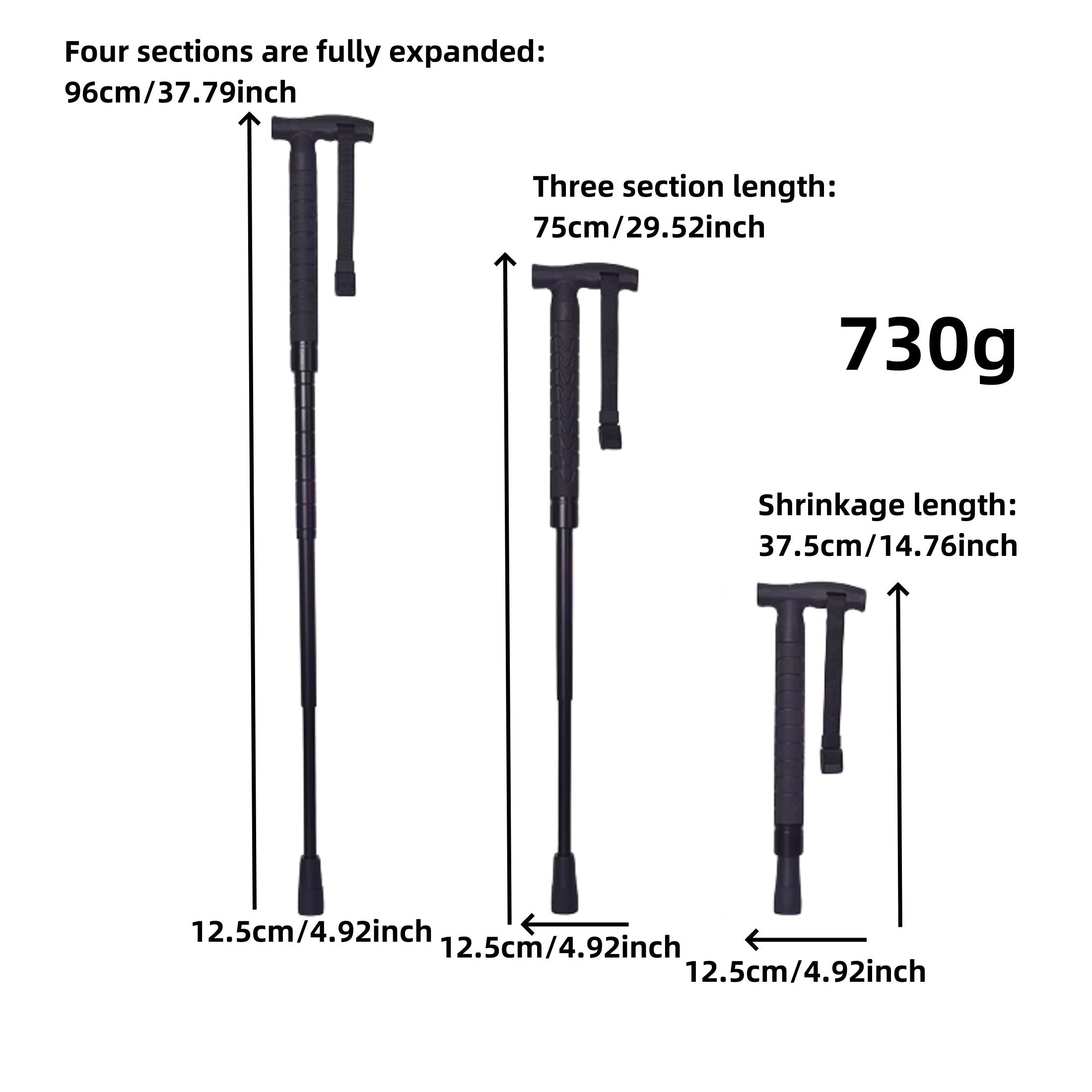 Fox Telescopic Trekking Pole Aluminum Alloy Multi-Function Outdoor