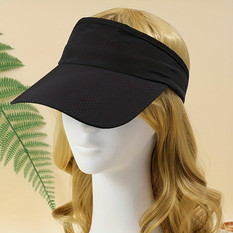 Mesh Breathable Visor Hat UV Protection Lightweight Baseball Cap