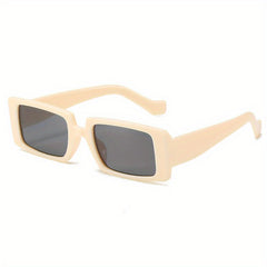 Retro Square Sunglasses UV400 Sun Shades for Beach Vacation