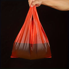 100pcs Red Shopping Bags for Business Sales
