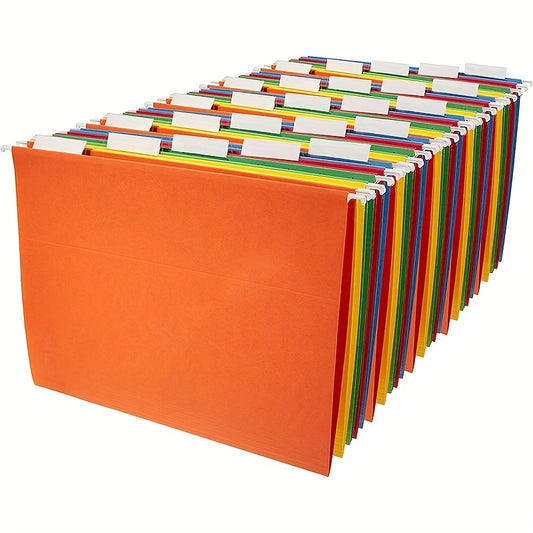 Letter Size Hanging File Organizers 10/25pcs Assorted Colors