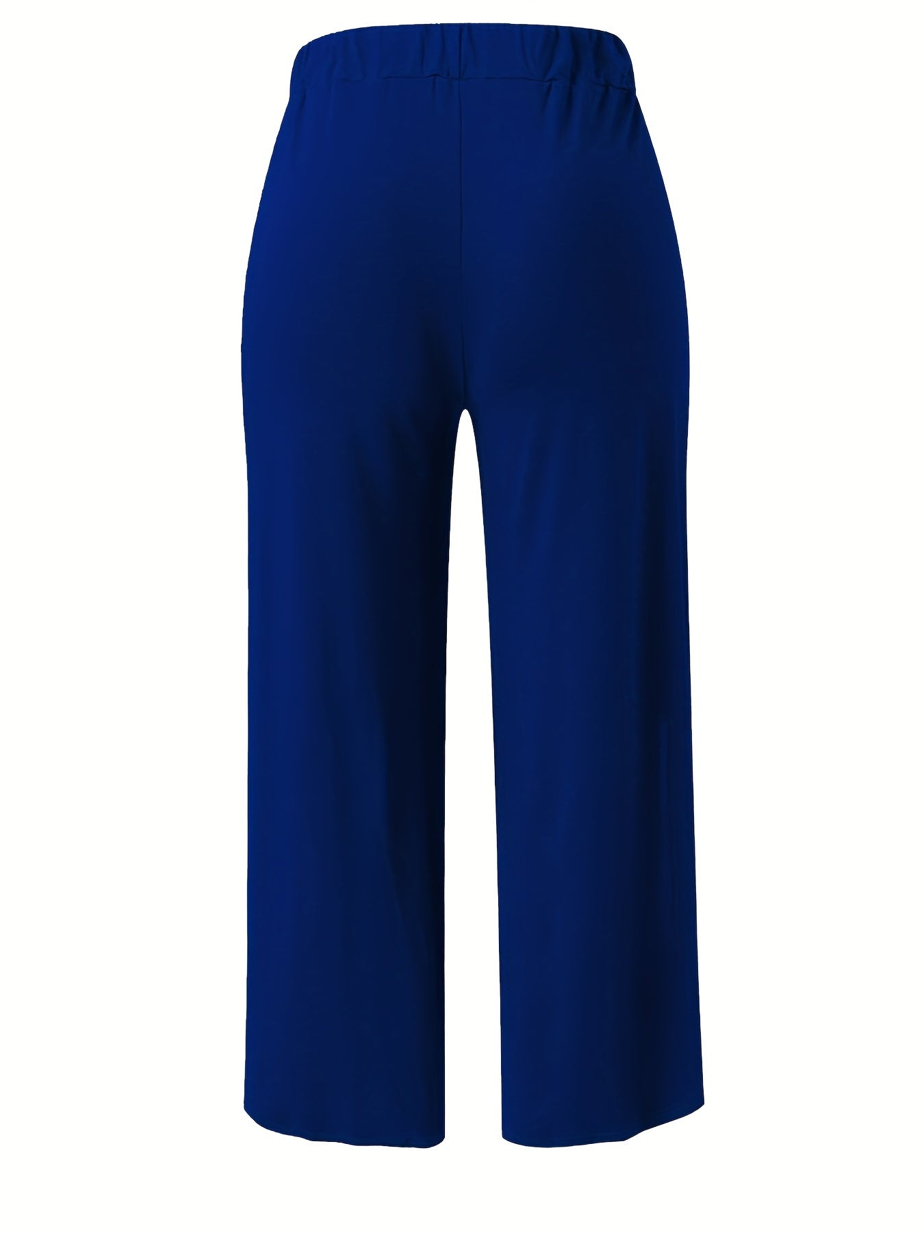 Solid Split Pants Sexy High Waist Long Length Pants Women's Clothing