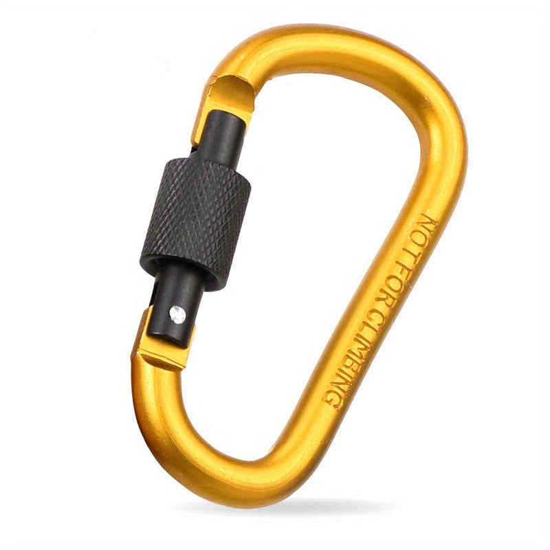 Aluminum Carabiner Outdoor Safety Buckle with Keychain